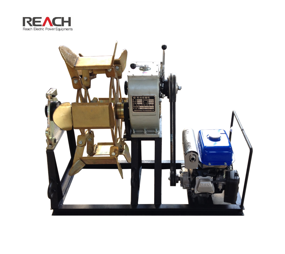3Ton Cable Winch Puller for Winding wires With Gasoline Engine used for Cable Pulling Capstan Winch